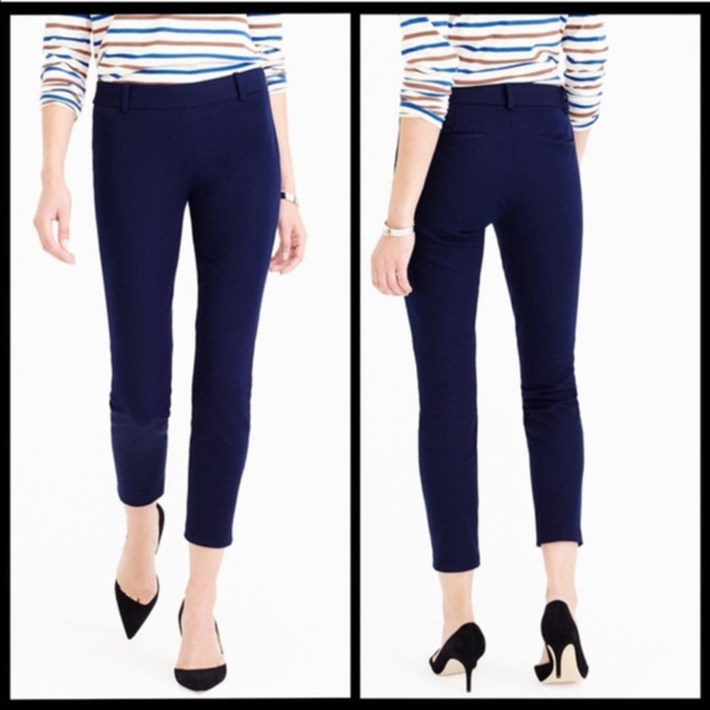 J. Crew City Fit stretch black work pants trousers